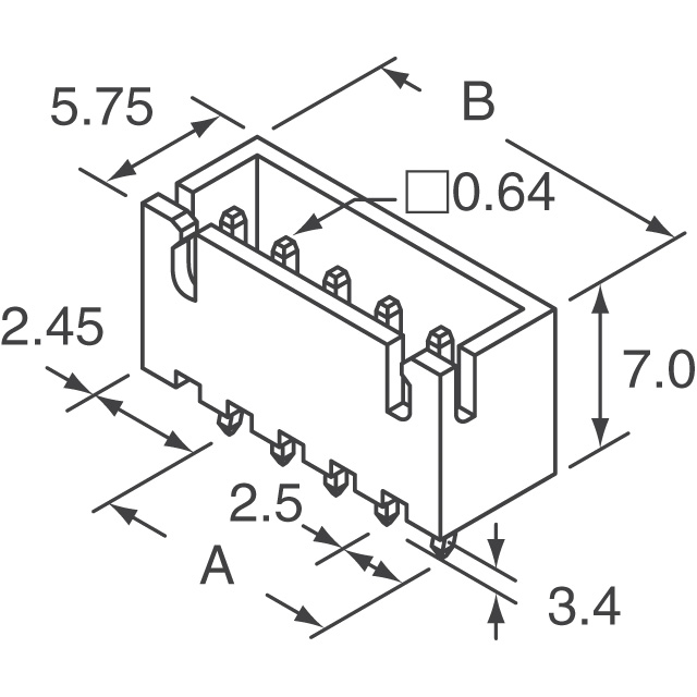 B5BXHA(LF)(SN) JST Sales America Inc. 커넥터, 상호 연결 DigiKey